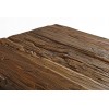 drewniany stolik ze starego drewna ciosanego ręcznie-dąb antyczny