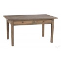 Stół-biurko z szufladami ze starego drewna