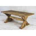 Stół ze starego drewna - rdzeń belki No. 27