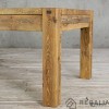 Stół drewniany rozkładany - zachowana stara powierzchnia No. 393