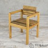 Krzesło ze starego drewna NO. 398 - stre dechy