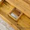 Komoda łazienkowa z szufladą ze starego drewna