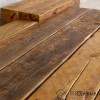 Łóżko - platforma ze starego drewna